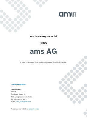 AS5048 Datasheet PDF austriamicrosystems AG