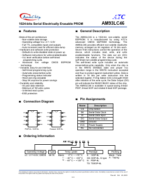 AM93LC46S Datasheet PDF Anachip Corporation