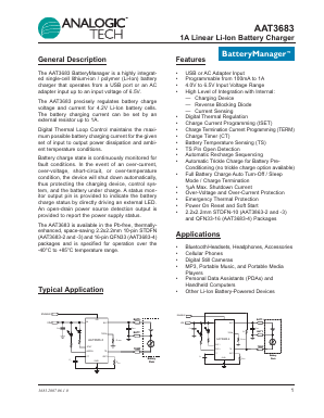 AAT3683IVN-4.2-4-T1 Datasheet PDF Analog Technology Inc