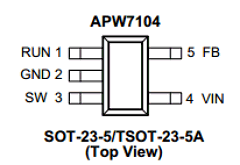 APW7104BI-TRG Datasheet PDF Anpec Electronics