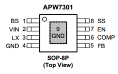 APW7301KAI-TRG Datasheet PDF Anpec Electronics