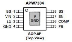 APW7304 Datasheet PDF Anpec Electronics
