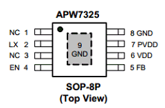 APW7325KAI-TRG Datasheet PDF Anpec Electronics