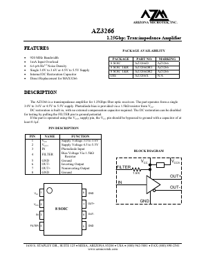 AZ3266DR2 Datasheet PDF AZ Microtek