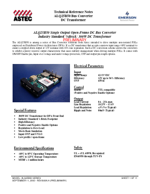 ALQ25B50N Datasheet PDF Astec Semiconductor => Silicon Link