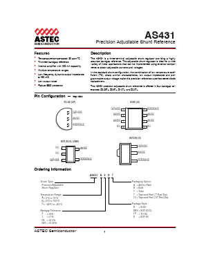 AS431C1SB Datasheet PDF Astec Semiconductor => Silicon Link