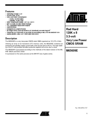 MMDJ-65609EV-40-E Datasheet PDF Atmel Corporation