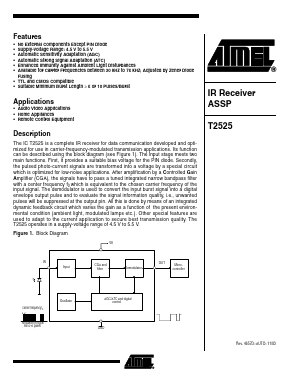 T2525N130 Datasheet PDF Atmel Corporation