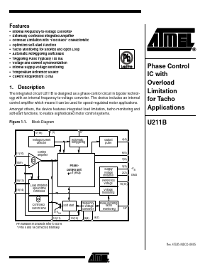 U211B Datasheet PDF Atmel Corporation
