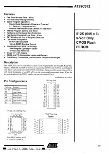 AT29C512-15DI Datasheet PDF Atmel Corporation