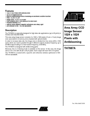 TH7887AVRH Datasheet PDF Atmel Corporation