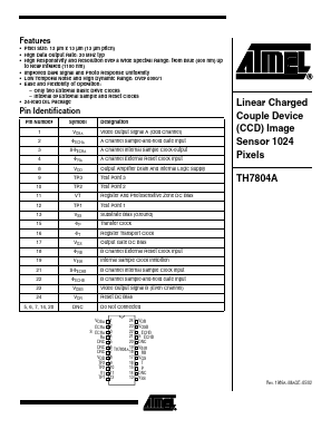 TH7804A Datasheet PDF Atmel Corporation