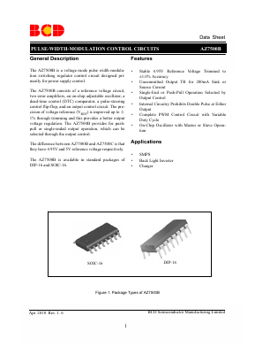 AZ7500BMTR-E1 Datasheet PDF BCD Semiconductor