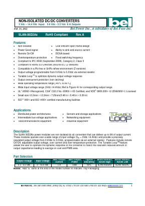 SLAN-06D2AX Datasheet PDF Bel Fuse Inc.