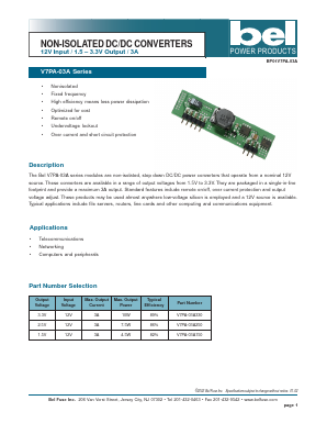 V7PA-03A Datasheet PDF Bel Fuse Inc.