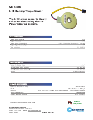 SX4388 Datasheet PDF BI Technologies