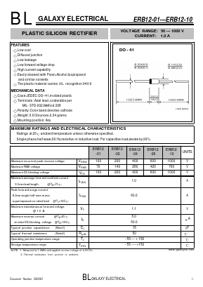 ERA12-04 Datasheet PDF Galaxy Semi-Conductor