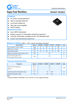 ES3ACF Datasheet PDF Galaxy Semi-Conductor