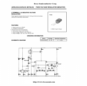 LM79L18 Datasheet PDF Boca Semiconductor
