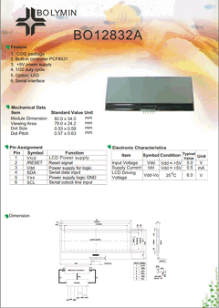 BO12832A Datasheet PDF BOLYMIN Inc