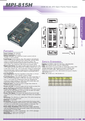 MPI-815H Datasheet PDF BOSER Technology Co., Ltd