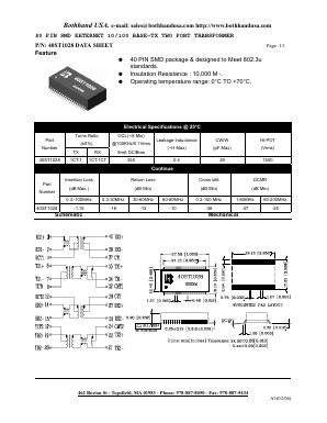40ST1028 Datasheet PDF Bothhand USA, LP.
