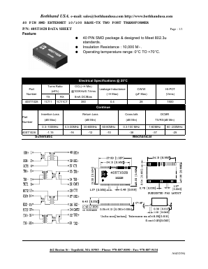 40ST1028_S Datasheet PDF Bothhand USA, LP.