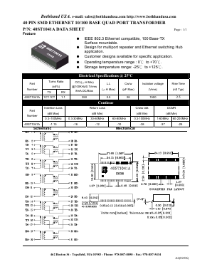 40ST1041A Datasheet PDF Bothhand USA, LP.