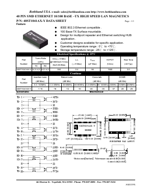 40ST1041AX-Y Datasheet PDF Bothhand USA, LP.
