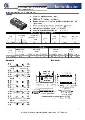 40ST1041AXH Datasheet PDF Bothhand USA, LP.