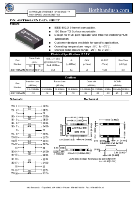 40ST1041AXN Datasheet PDF Bothhand USA, LP.