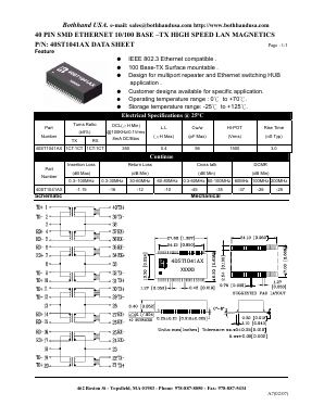 40ST1041AX_S Datasheet PDF Bothhand USA, LP.