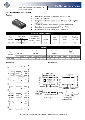 40ST1041IX Datasheet PDF Bothhand USA, LP.
