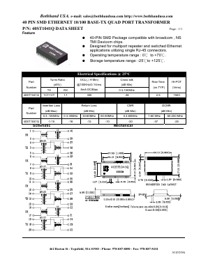 40ST1041Q_M Datasheet PDF Bothhand USA, LP.