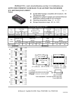 40ST1041Q_S Datasheet PDF Bothhand USA, LP.