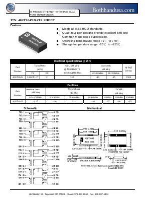40ST1045 Datasheet PDF Bothhand USA, LP.