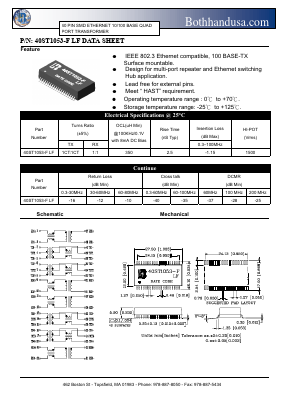 40ST1053-FLF Datasheet PDF Bothhand USA, LP.