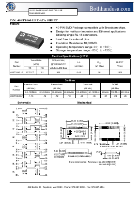 40ST1060LF Datasheet PDF Bothhand USA, LP.