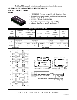 40ST1060_S Datasheet PDF Bothhand USA, LP.