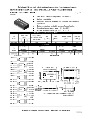 40ST1041E_M Datasheet PDF Bothhand USA, LP.