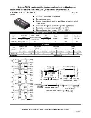 40ST1025_M Datasheet PDF Bothhand USA, LP.