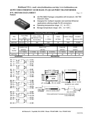 40ST1041_M Datasheet PDF Bothhand USA, LP.