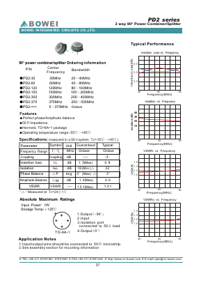 PD2-375 Datasheet PDF BOWEI Integrated Circuits CO.,LTD.