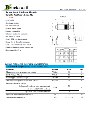 SD14 Datasheet PDF Bruckewell Technology LTD