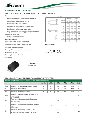 ES1000FL Datasheet PDF Bruckewell Technology LTD