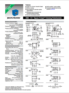 3362R-1-501TRLF Datasheet PDF Bourns, Inc