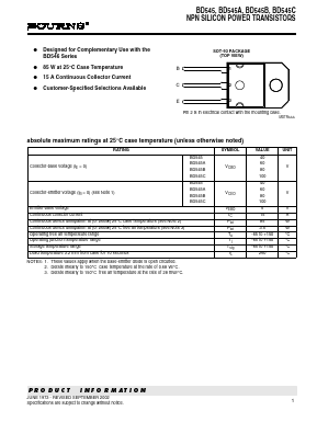 BD545 Datasheet PDF Bourns, Inc