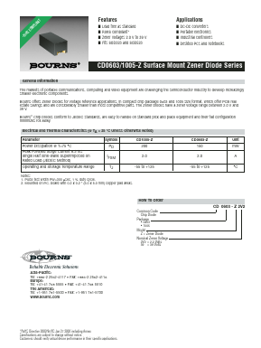 CD1005-Z2V4 Datasheet PDF Bourns, Inc