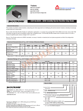 CD214A-B260 Datasheet PDF Bourns, Inc