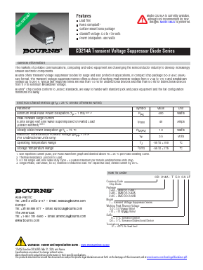CD214A-T170A Datasheet PDF Bourns, Inc
